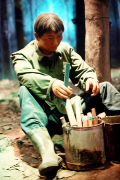 割膠 橡膠樹 采膠