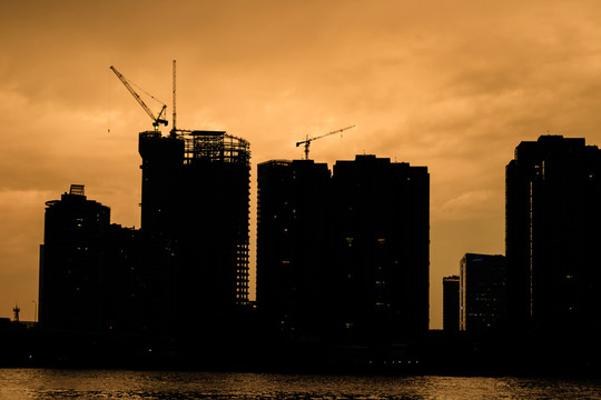 建筑剪影 城市建筑