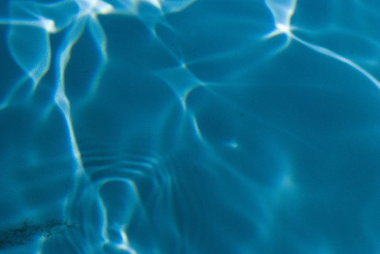 藍色水波
