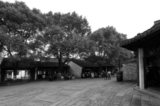 江南水鄉(xiāng) 烏鎮(zhèn) 老照片 黑白照