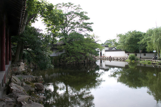 滄浪亭 沿河景觀
