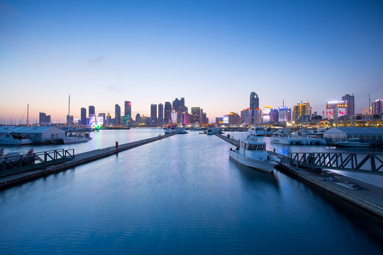 青島海濱夜景