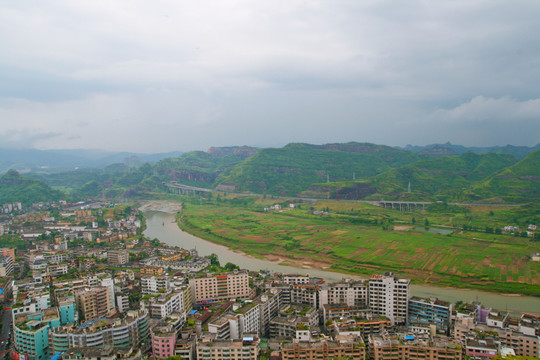 韶關(guān)坪石全景