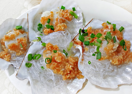 蒜蓉蒸扇貝