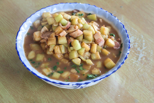 魷魚燉茄子 茄子煲