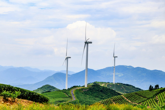 風(fēng)電場(chǎng) 發(fā)電機(jī) 戶外
