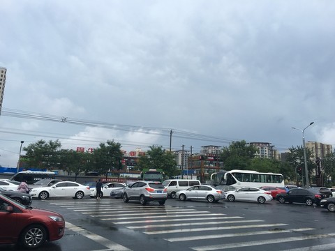 堵車