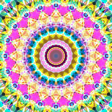 拼花花型抽象圖案 無分層