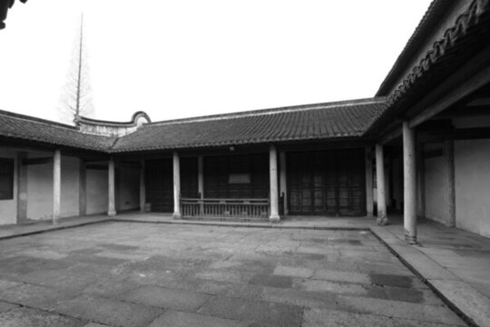 烏鎮(zhèn) 老照片 黑白照片