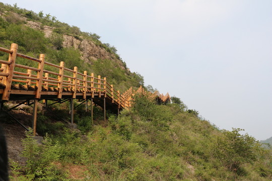 景區(qū)木棧橋