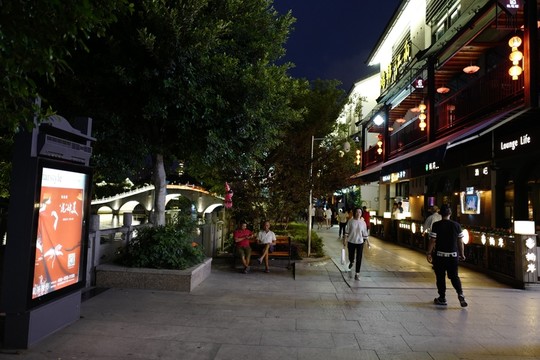 溫州南塘街夜景 南塘街夜景
