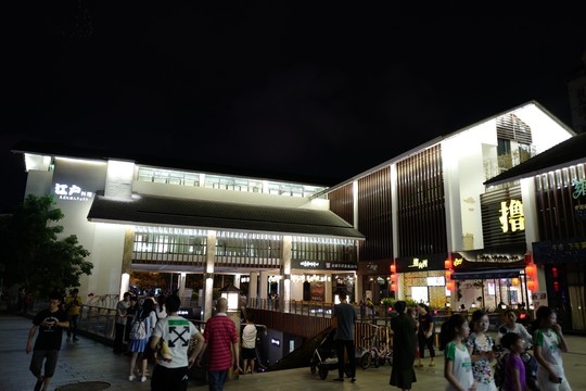 溫州南塘街夜景 南塘街夜景