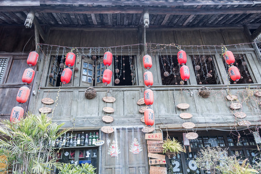 磨西古鎮(zhèn)木屋