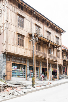磨西古鎮(zhèn)木屋