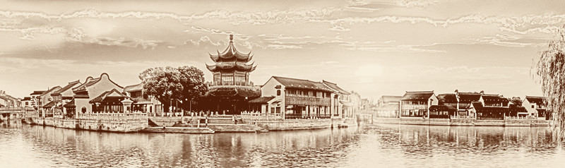 江南古鎮(zhèn)老照片