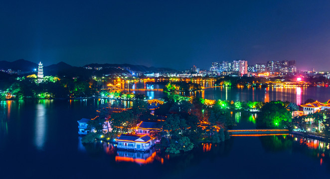 惠州西湖夜景