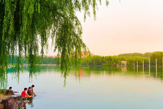 湖邊風(fēng)景
