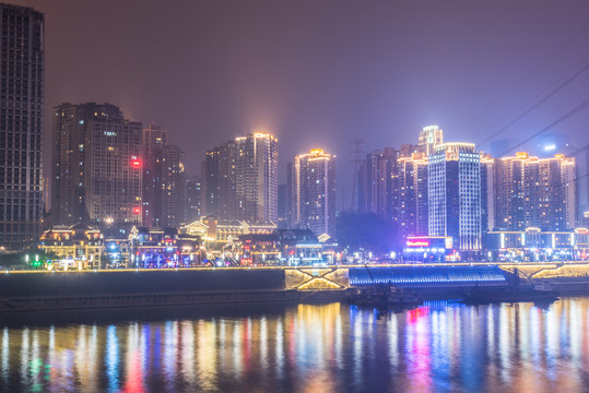 嘉陵江夜景
