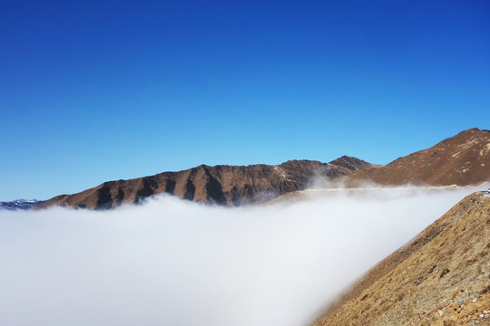 夾金山云海