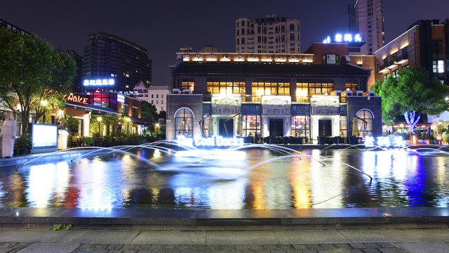 上海老碼頭夜景