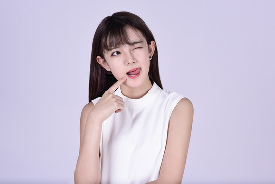 可愛女生