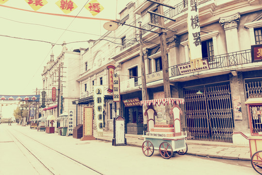老上海街景