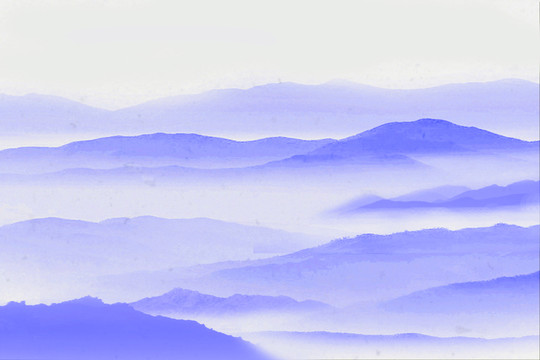 水墨山峰