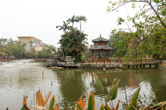 欽州中山公園 涼亭