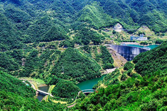 四明風(fēng)光 水庫(kù) 水電 大山谷