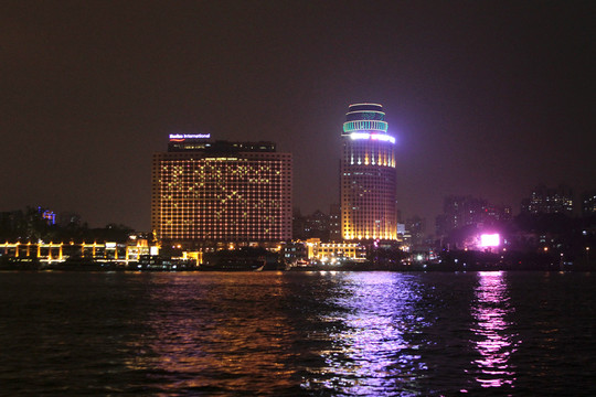 廈門海濱 都市夜景