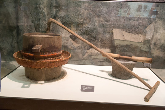 龍州起義紀(jì)念館 竹磨 磨米