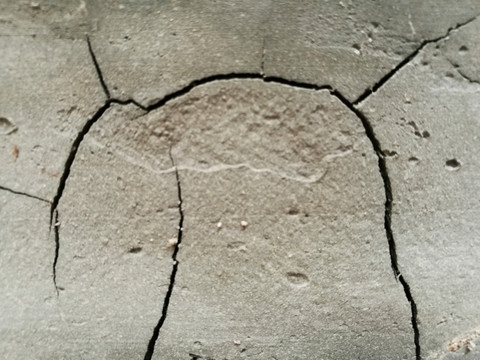 高清黑色粗糙混泥土石灰墻龜裂