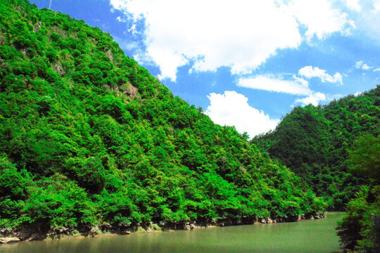 金華舞龍峽山水風光