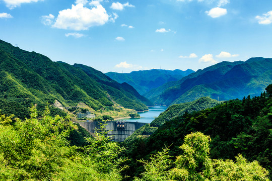碧水湖泊 周公宅水庫(kù)