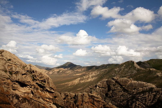 藍(lán)天 山川