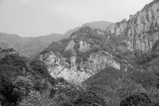 雁蕩山  黑白
