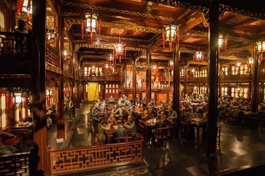 茶館模型