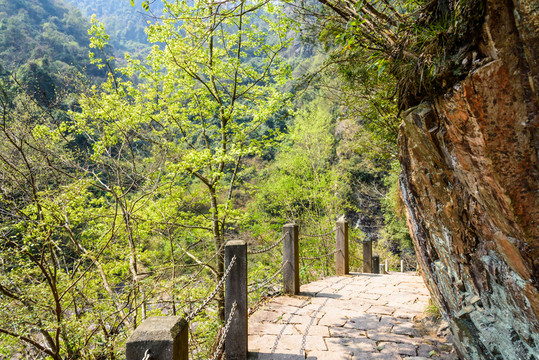石桅巖景區(qū)游步道