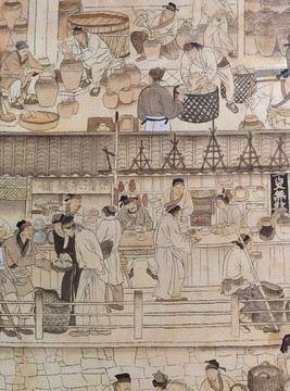 古代市集畫(huà)