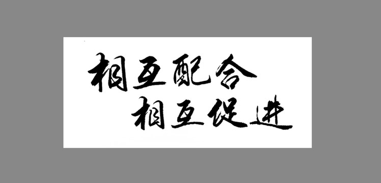 相互配合相互促進(jìn)