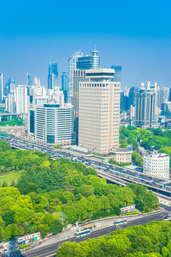 上海市中心 高樓大廈