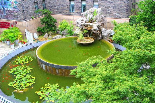 景觀水池