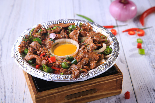 鐵板孜然牛肉