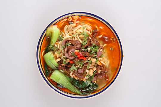 麻辣雞胗面