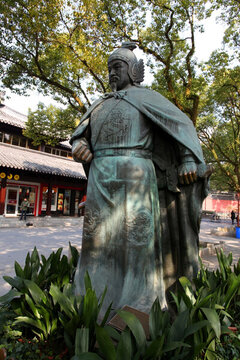 杭州 風光 岳飛雕像