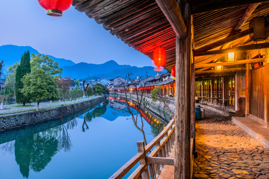 麗水古街夜景