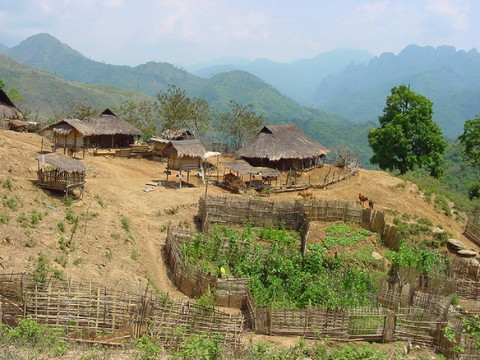 老撾的山村