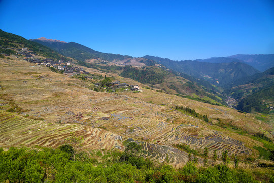 桂林龍勝龍脊梯田龍脊古寨觀景區(qū)