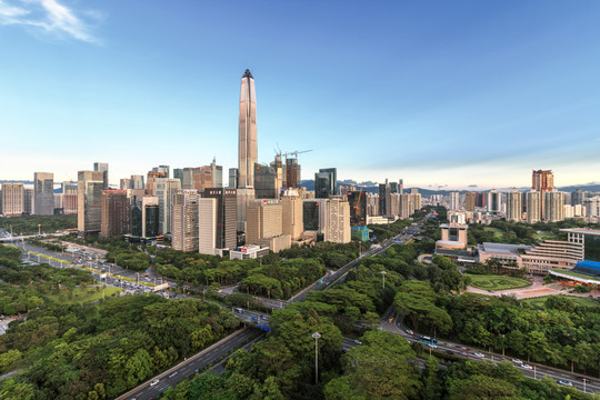 深圳福田區(qū)城市風(fēng)光