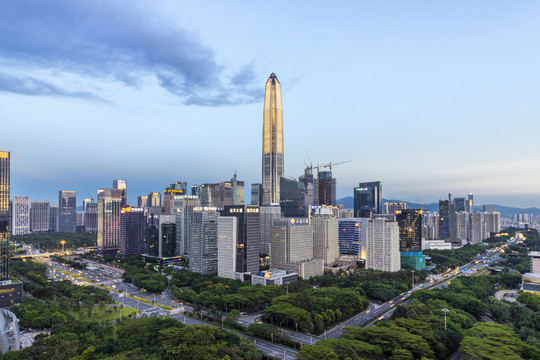 深圳福田區(qū)城市風(fēng)光